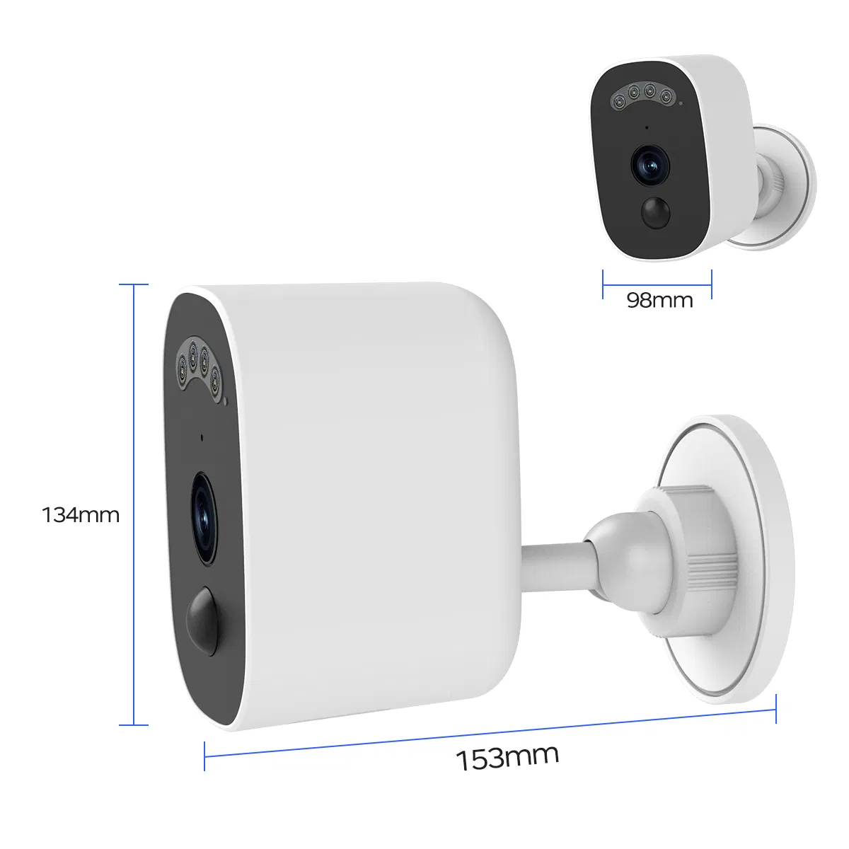 Battery-Powered Model, Wireless WiFi, Outdoor Water-Resistant (IP66) , Voice Intercom, Humanoid Surveillance, 3MP HD CCTV Camera