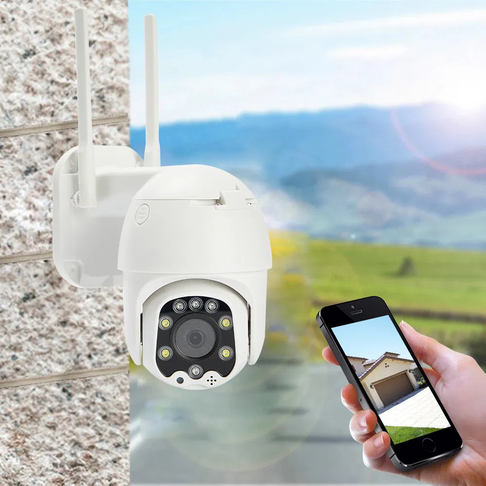 5X Optical Zoom Outdoor WiFi PTZ Camera Wholesale Small Surveillance Cameras Compatible with Hik Dahua