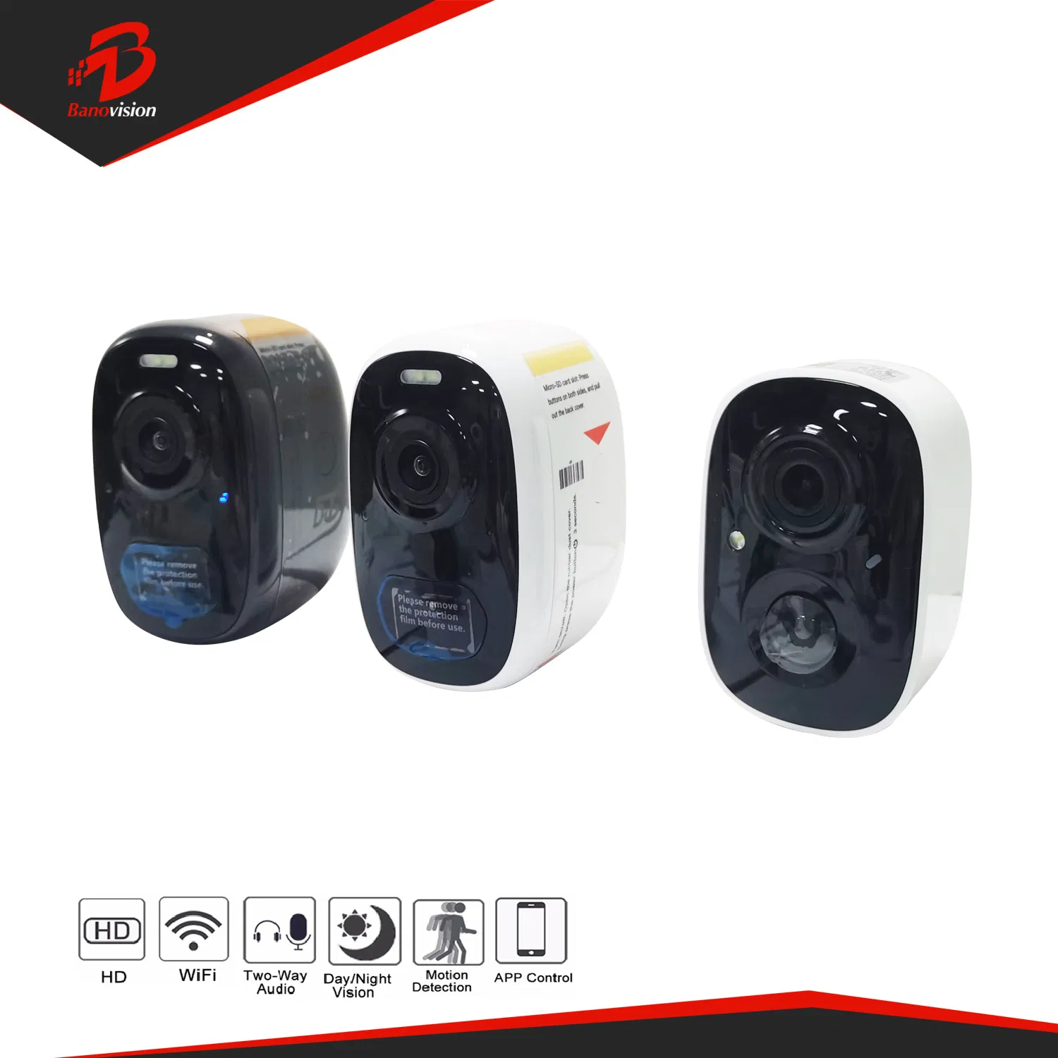 Smart WiFi Solar Powered 3MP Battery IP Security 2 Way Audio CCTV Camera