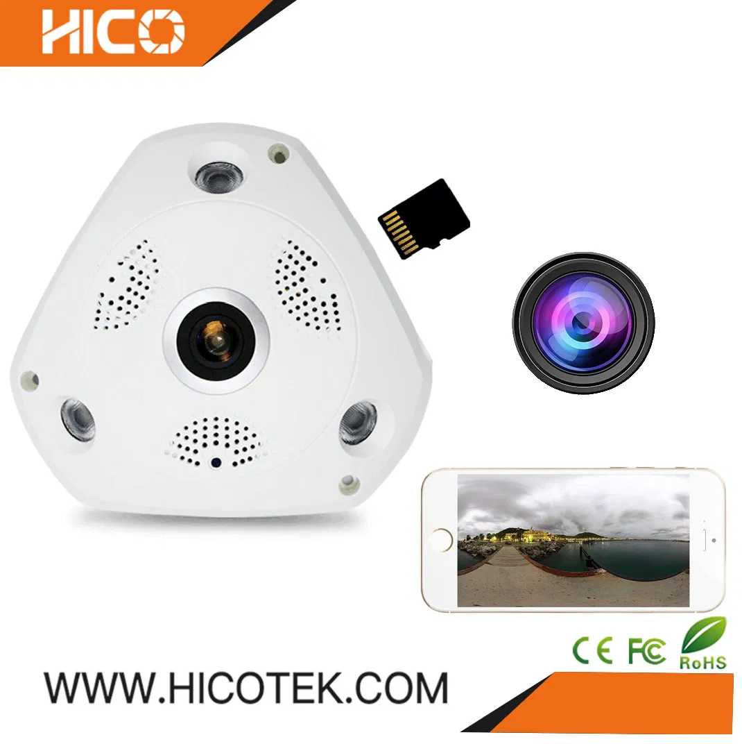 CCTV 3MP Panoramic Fisheye Onvif IP Camera Full HD 360 Degree Camera