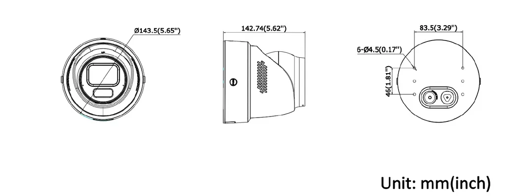 Camera Dimensions