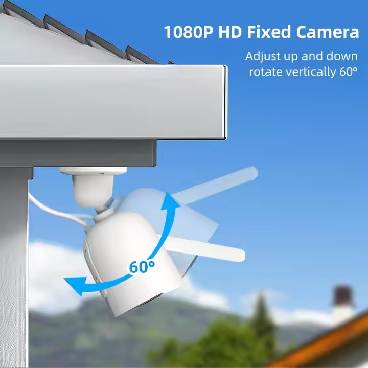 4MP HD Wireless WiFi Security Camera CCTV Night Vision Two-Way Audio IR Night Vision Outdoor Security Camera