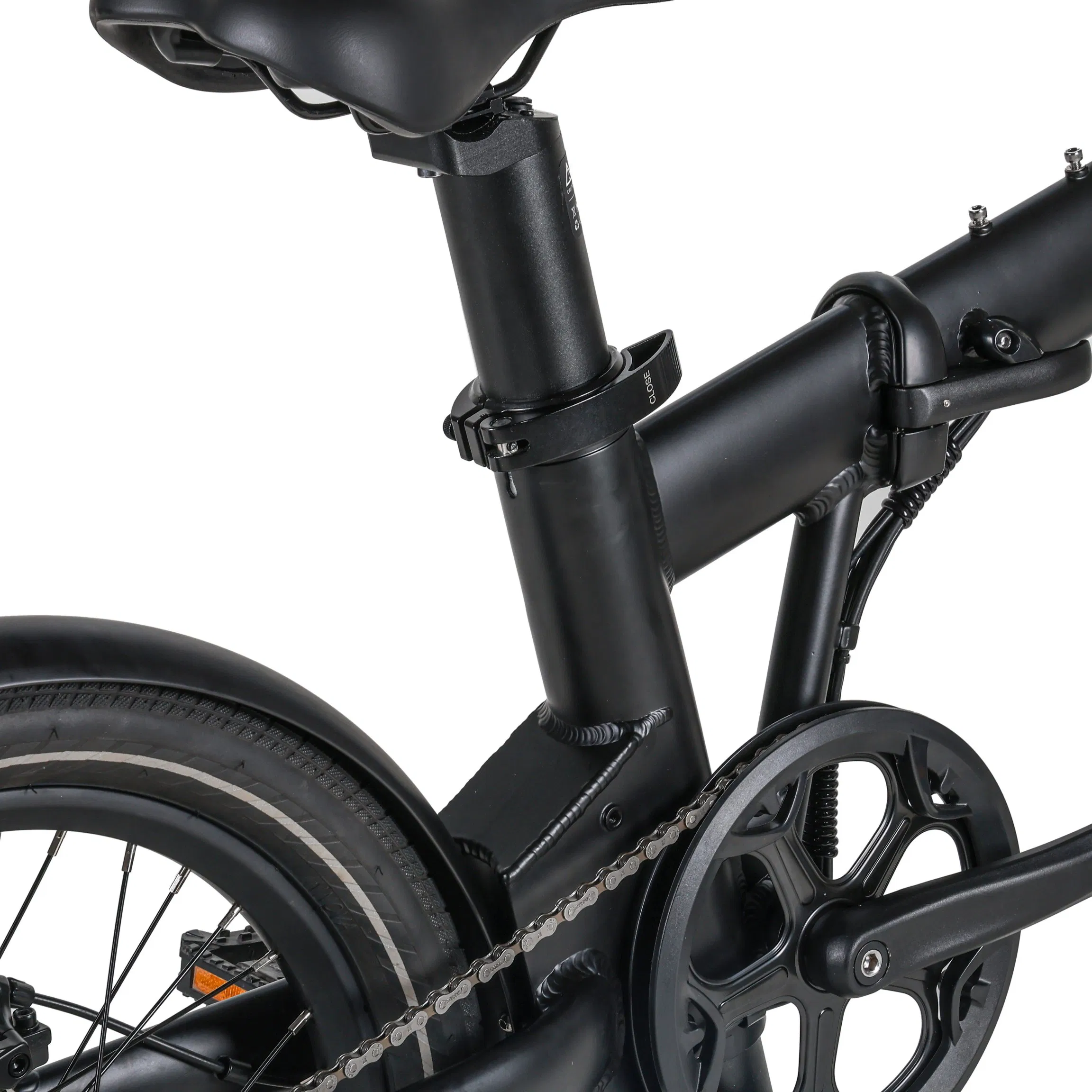 Hidden Battery 20" Electric City Bike 250W 36V Ebike Rear Drive Folding Electric Bicycle