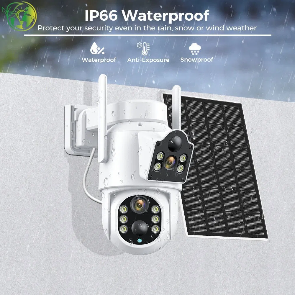 1080P Solar Security Camera, Wireless Outdoor IP Camera with Waterproof Design &amp; Motion Alerts