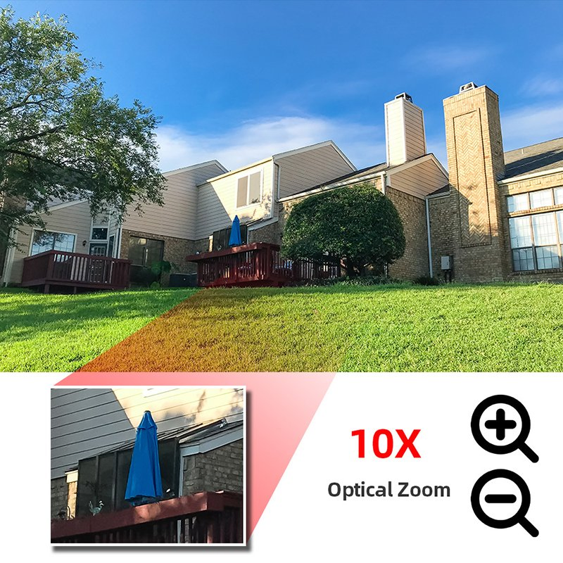 2. Dual Lens Network Camera with 10X Optical Zoom PTZ