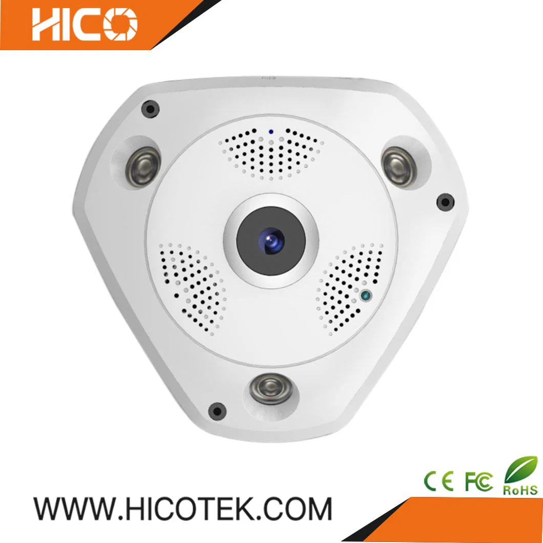 CCTV 3MP Panoramic Fisheye Onvif IP Camera Full HD 360 Degree Camera