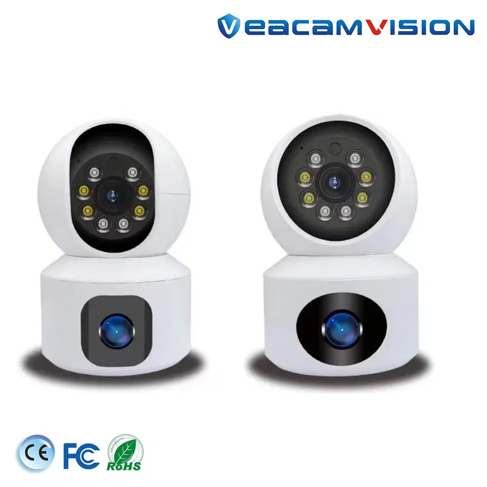Security New 4MP Dual Lens Smart Home Indoor Wireless Security 4G IP PTZ CCTV Network Binocular CCTV Camera