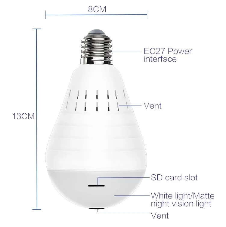 WiFi Bulb Camera 5