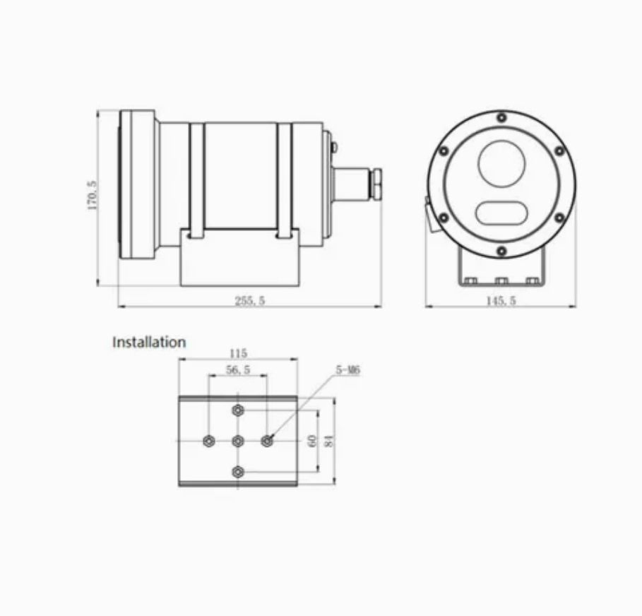 2MP Explosion-Proof Fixed IR Bullet CCTV Surveillance IP Block Camera