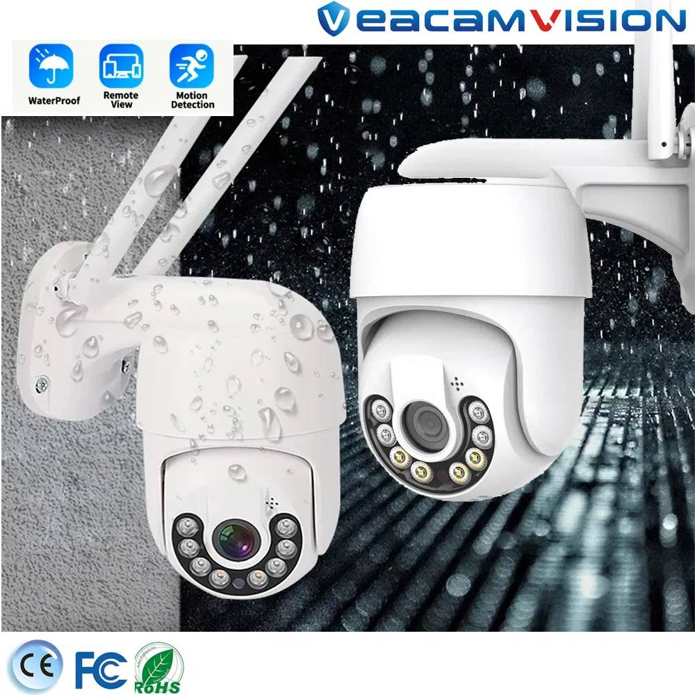 Indoor Outdoor Wireless CCTV Camera Two Way Audio PT WiFi Security CCTV Camera Video Conference Camera