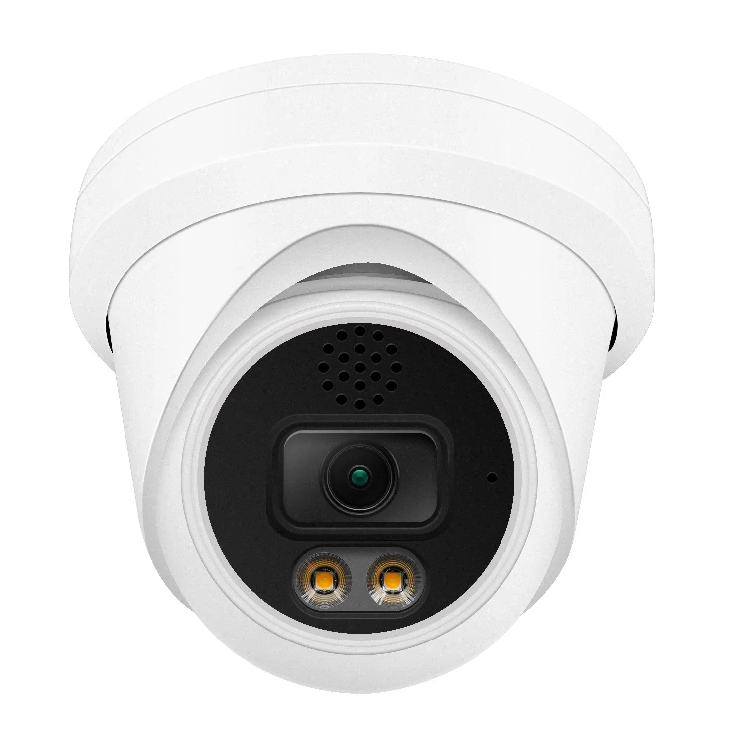 Full Color Dome 2/5/6/ 8MP 2.8mm Fixed Lens Soft Warm LED Poe Home Security Digital Video Wholesale Small Surveillance CCTV Cameras Mini IP CCTV Camera No WiFi