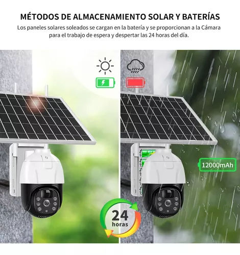 Security WiFi 4G 360° View Battery Powered PIR Sensor Solar Ring Camera Outdoor Wireless