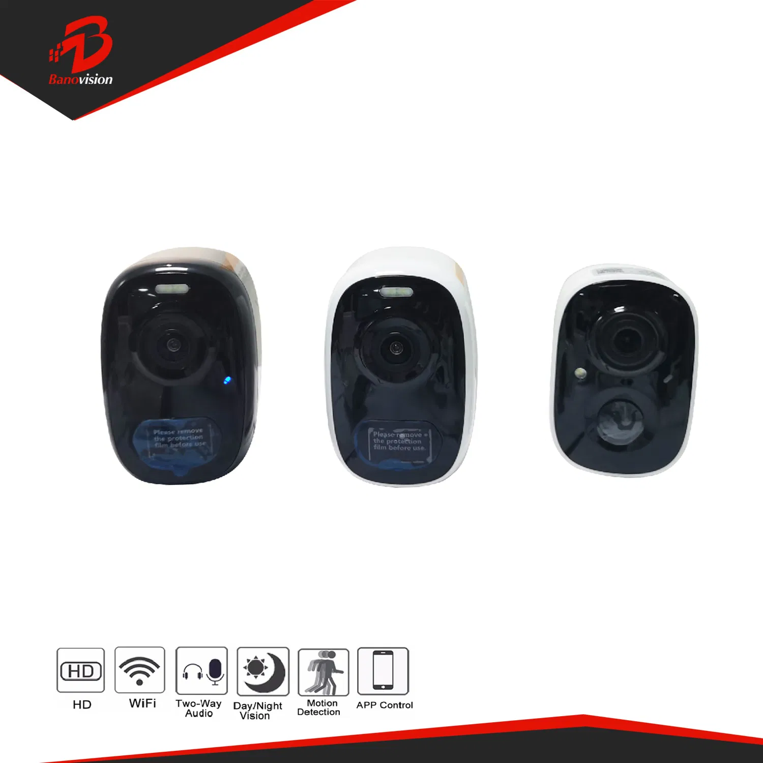 Smart WiFi Solar Powered 3MP Battery IP Security 2 Way Audio CCTV Camera