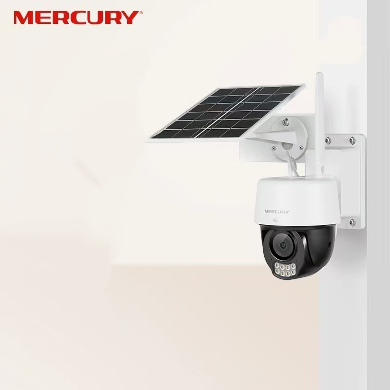 Mercury Security Solar 4G Dome Waterproof IP Camera Mipc3286L-F4ge Monitoring Power Supply System 3000, 000 Outdoor