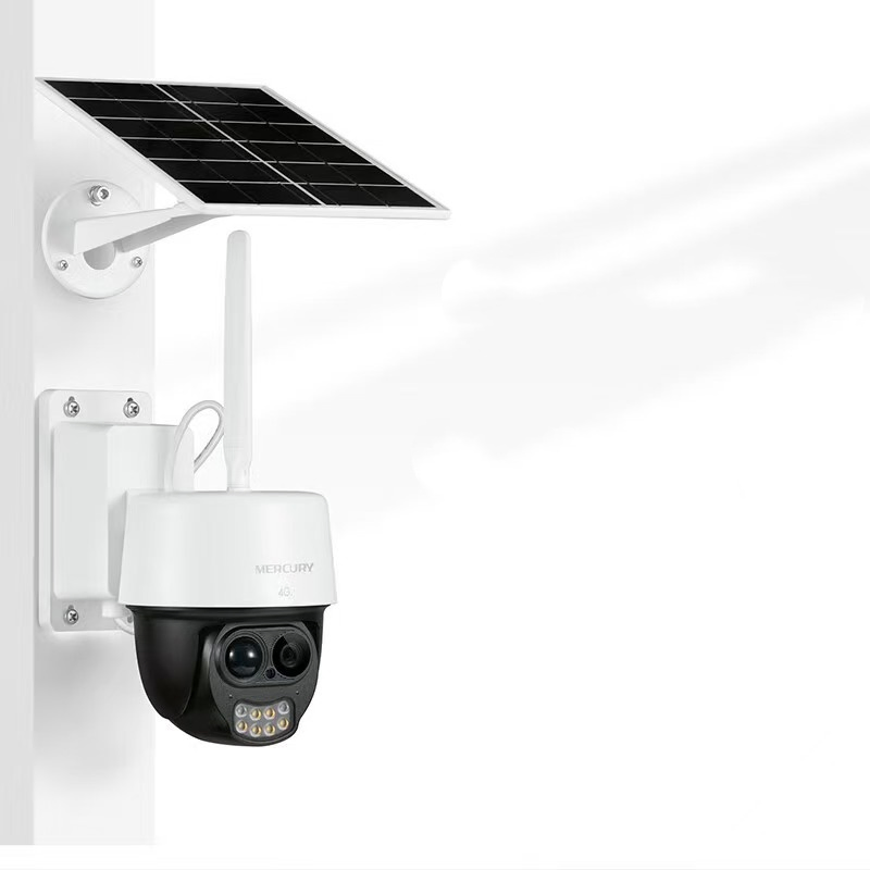 Mercury Security Solar 4G Dome Waterproof IP Camera Mipc3286L-F4ge Monitoring Power Supply System 3000, 000 Outdoor