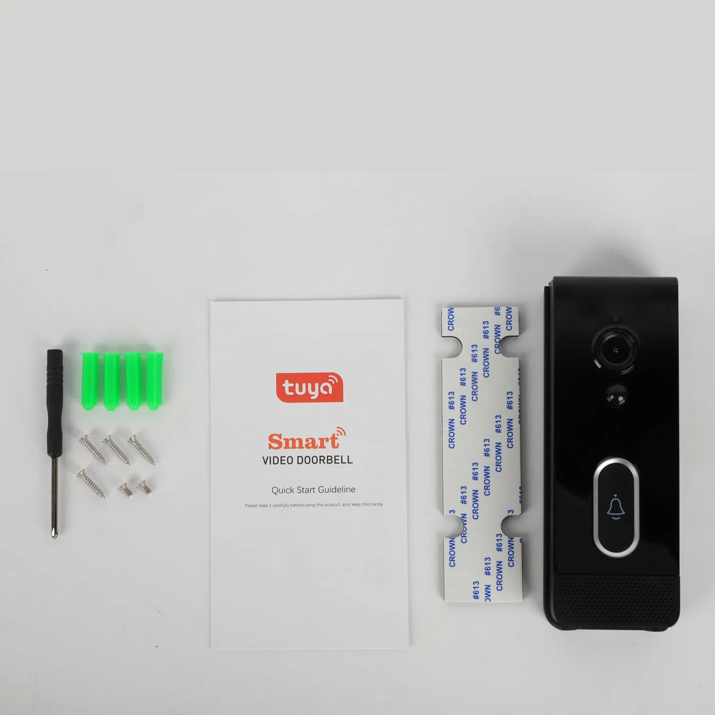 2026 New Waterproof Tuya Smart Wireless Video Door Phone Battery Powered for Smart Phones Ring WiFi Video Doorbell Camera