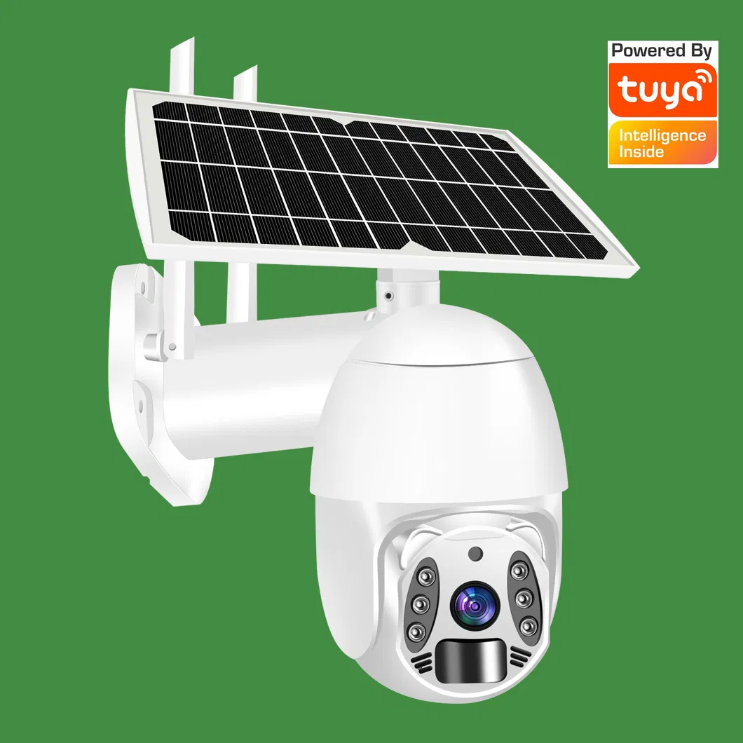 3MP PIR Tuya 4G/Wireless WiFi Outdoor Waterproof Solar PTZ CCTV Security IP Battery Camera