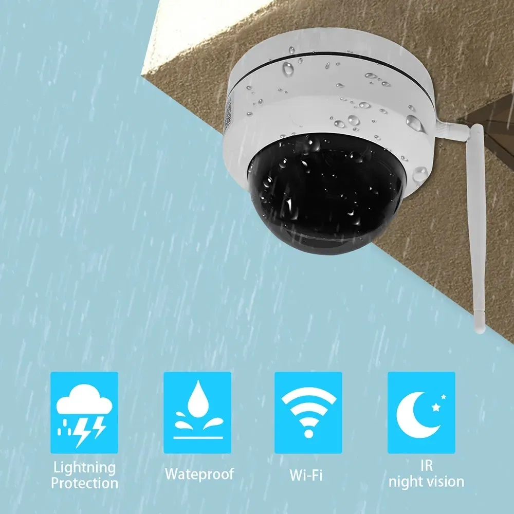 Dual Connection 5MP Metal PTZ Camera with Imx335, 5X Optical Zoom