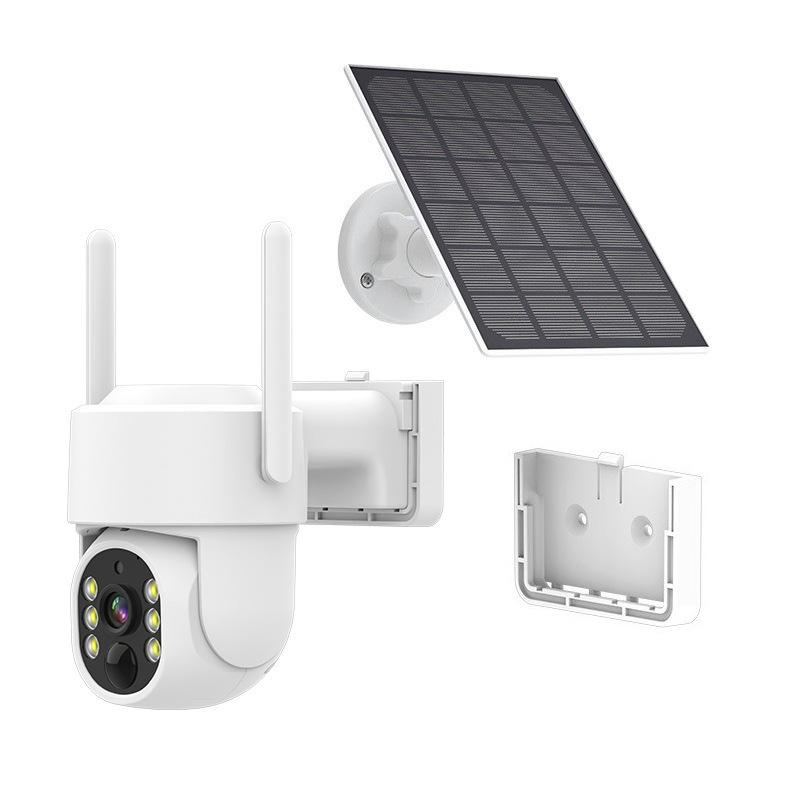 Surveillance Camera Dual Lens 4G LTE Cellular Solar Camera