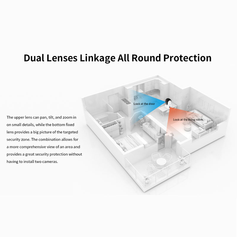 Human Detection Real Time Alerts 4G Full-Color Night Vision IP Camera