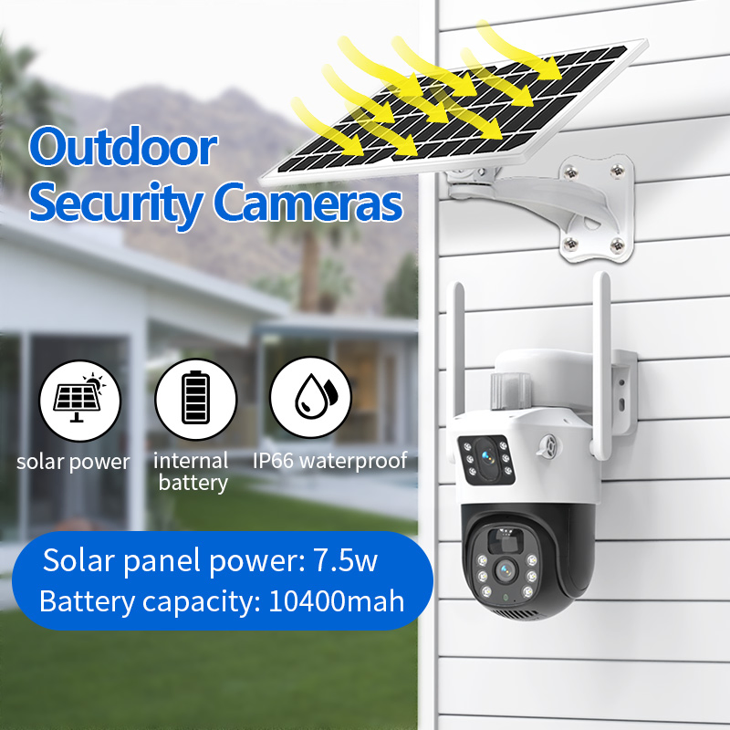 4MP Solar-Powered 4G WiFi Outdoor CCTV Camera with Long Battery Life