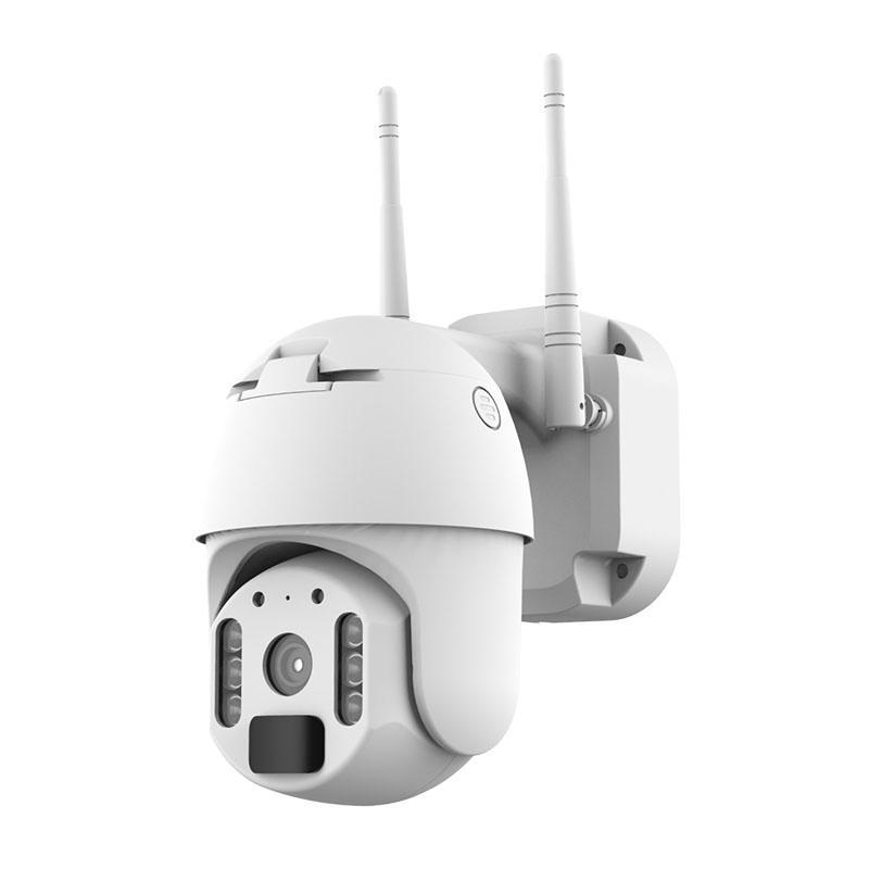 Tuya WiFi Solar Powered Wireless Battery Outdoor Security CCTV PTZ Dome 1080P IP Camera Work with Alexa and Google Home