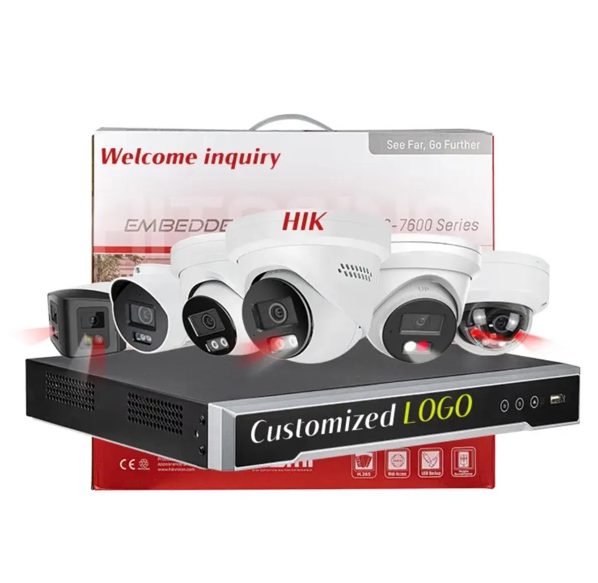 4 MP Hikvision Fixed Bullet Camera for Security Surveillance