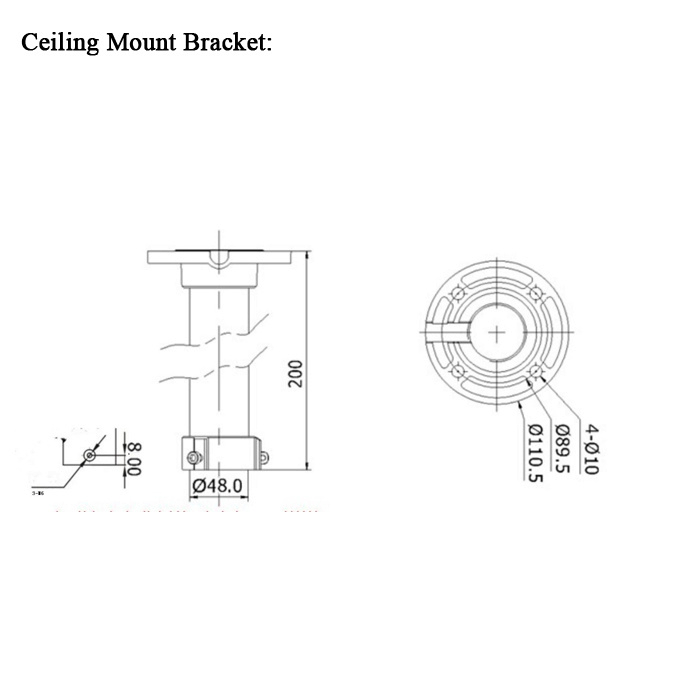 200m IR 25X 4K Intelligent IP IP Poe Network Onvif Outdoor Security Waterproof IP66 Speed Dome PTZ Camera