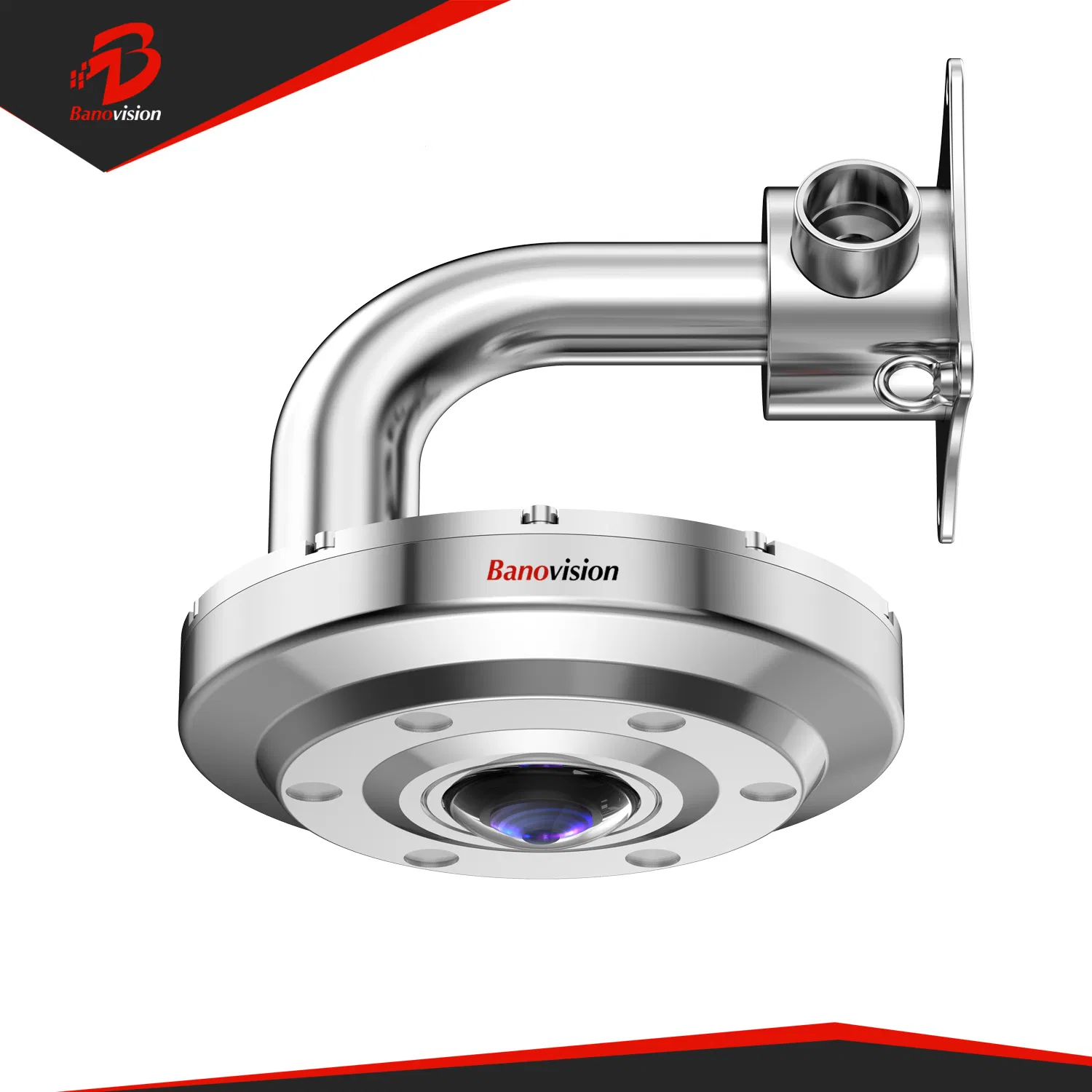 Security Explosion Proof IP68 5MP Fisheye Panoramic Network CCTV Camera