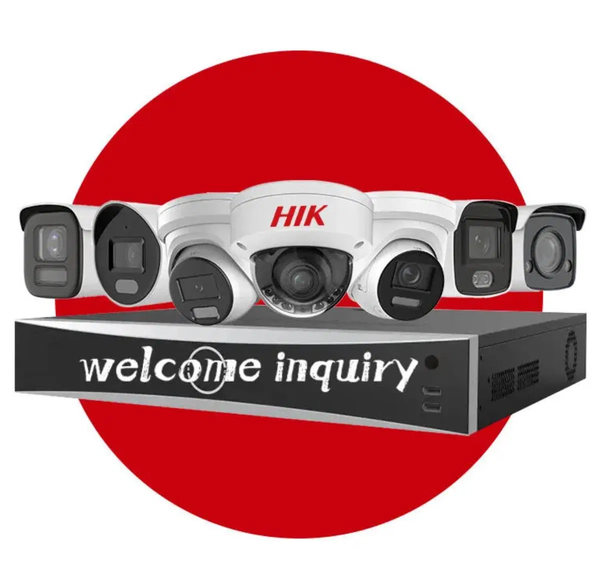 8 MP Smart Hybrid Light with Colorvu Fixed Mini Dome Network Camera Hikvision CCTV IP Analog Bullet Dome Speed Dome PTZ Camera