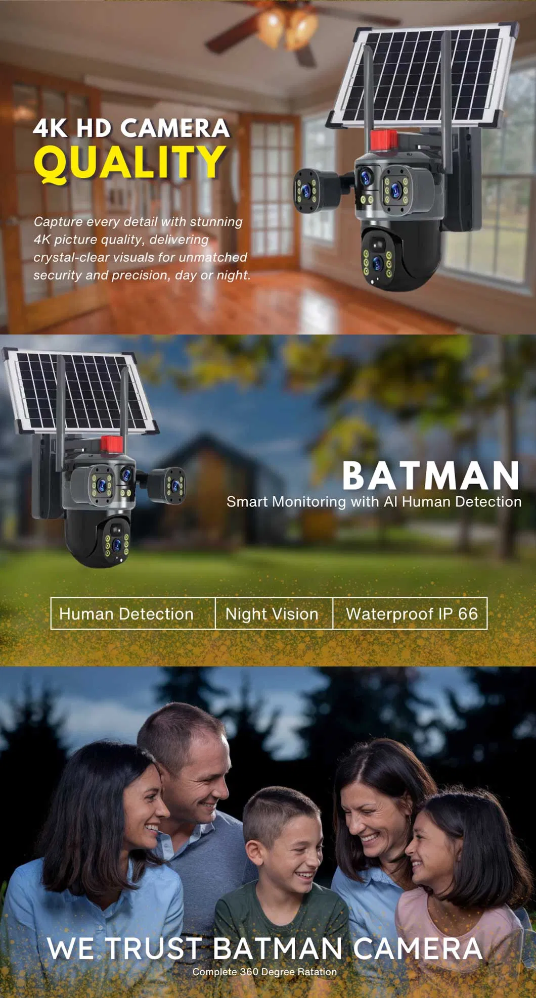 4G Solar CCTV Camera Detail 2