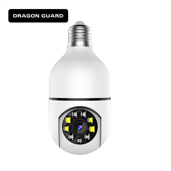 360 Degree Surveillance Panoramic CCTV Fisheye Light Bulb Vr Network Camera WiFi Home Security IP Camera