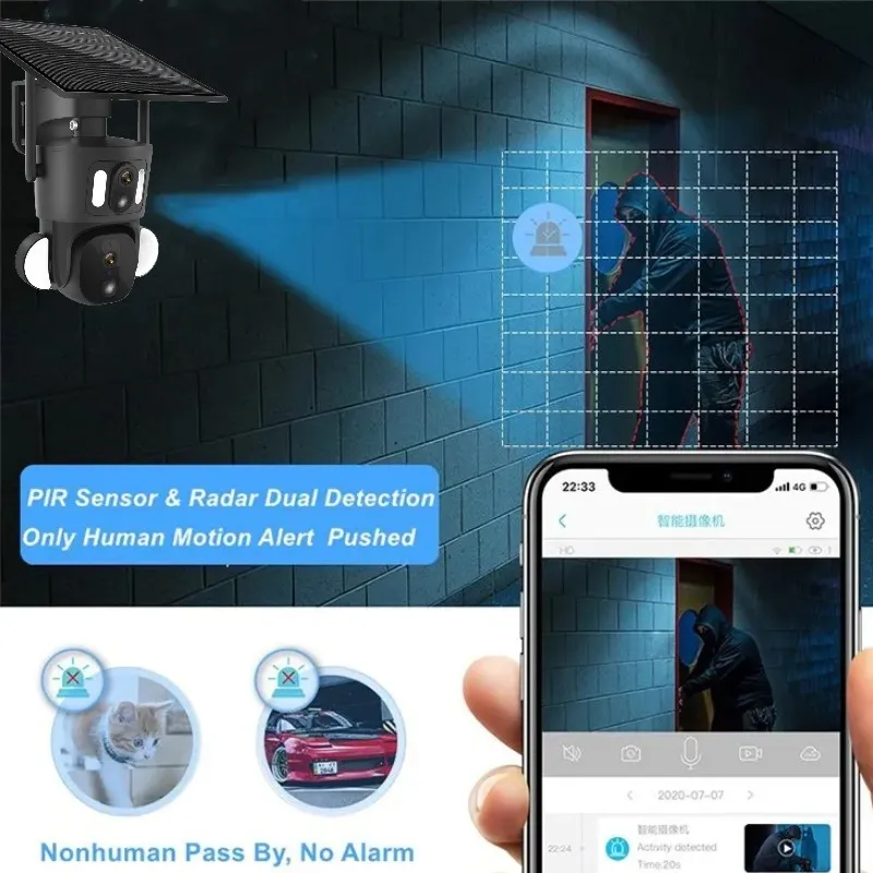 8MP Solar Camera View 3