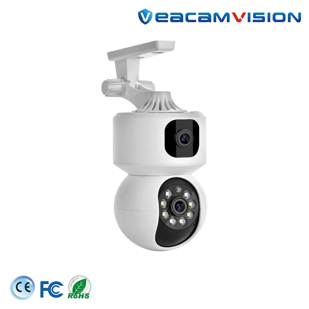 Security New 4MP Dual Lens Smart Home Indoor Wireless Security 4G IP PTZ CCTV Network Binocular CCTV Camera