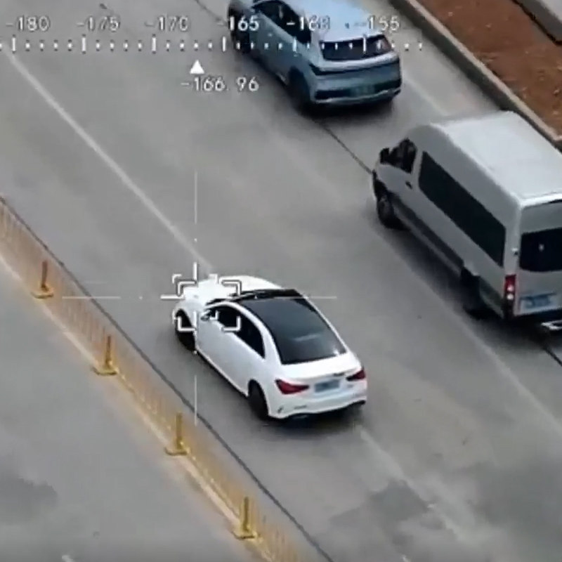 2 Axis Fire Fighter Robot Security 30X Optical Zoom Multi-Spectral Auto Tracking PTZ Camera