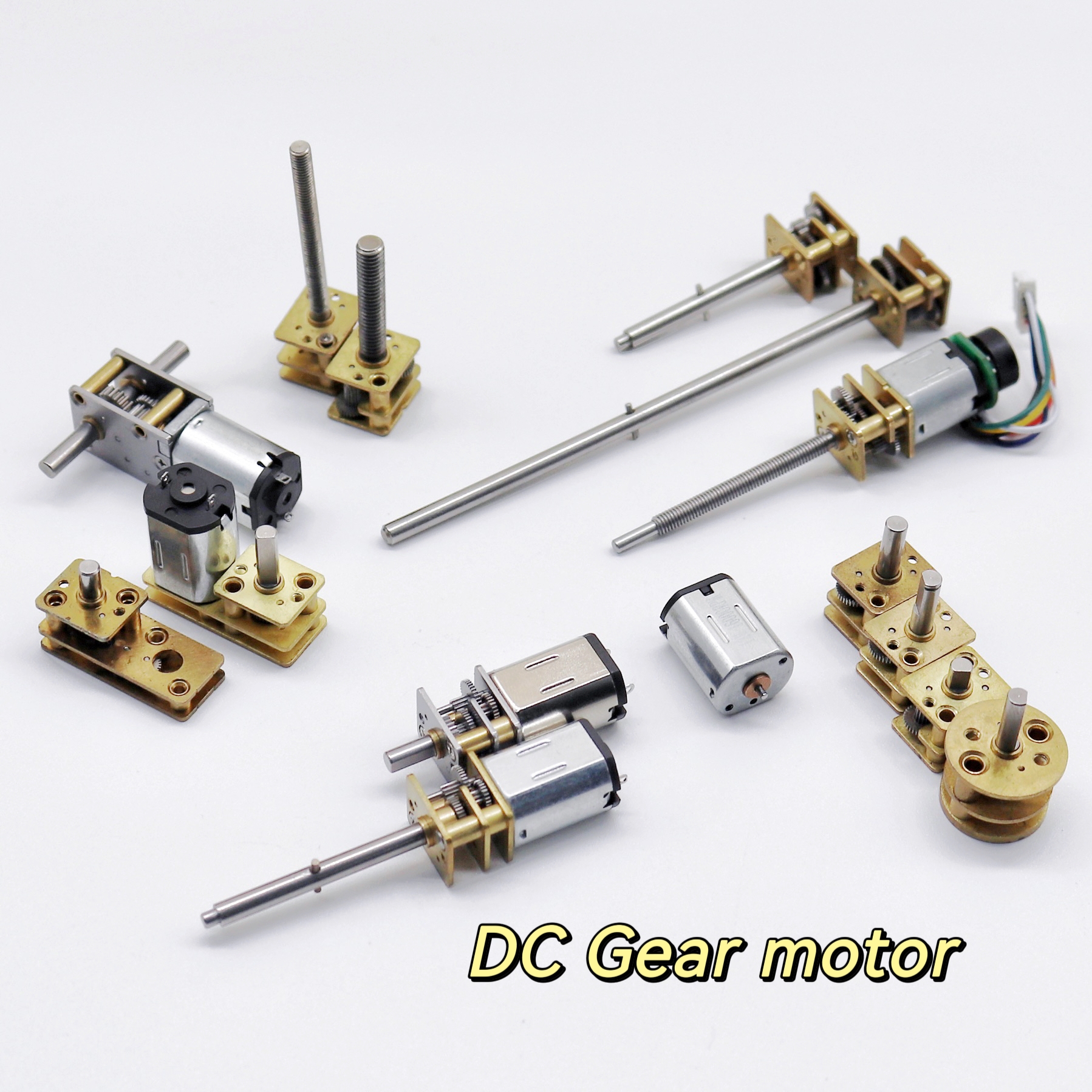 Micro Worm Geared DC Motor DC 1.5V 3V 6V 9V 12V 24V N30 Dc Right Angle Worm Reducer Gear Motor for Robot Use