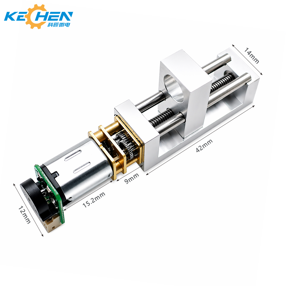 N20 Gear Micro Motor 2.4V DC Motor High Precision Encoder Linear Actuator Telescopic Screw M3/M4 Permanent Magnet Construction