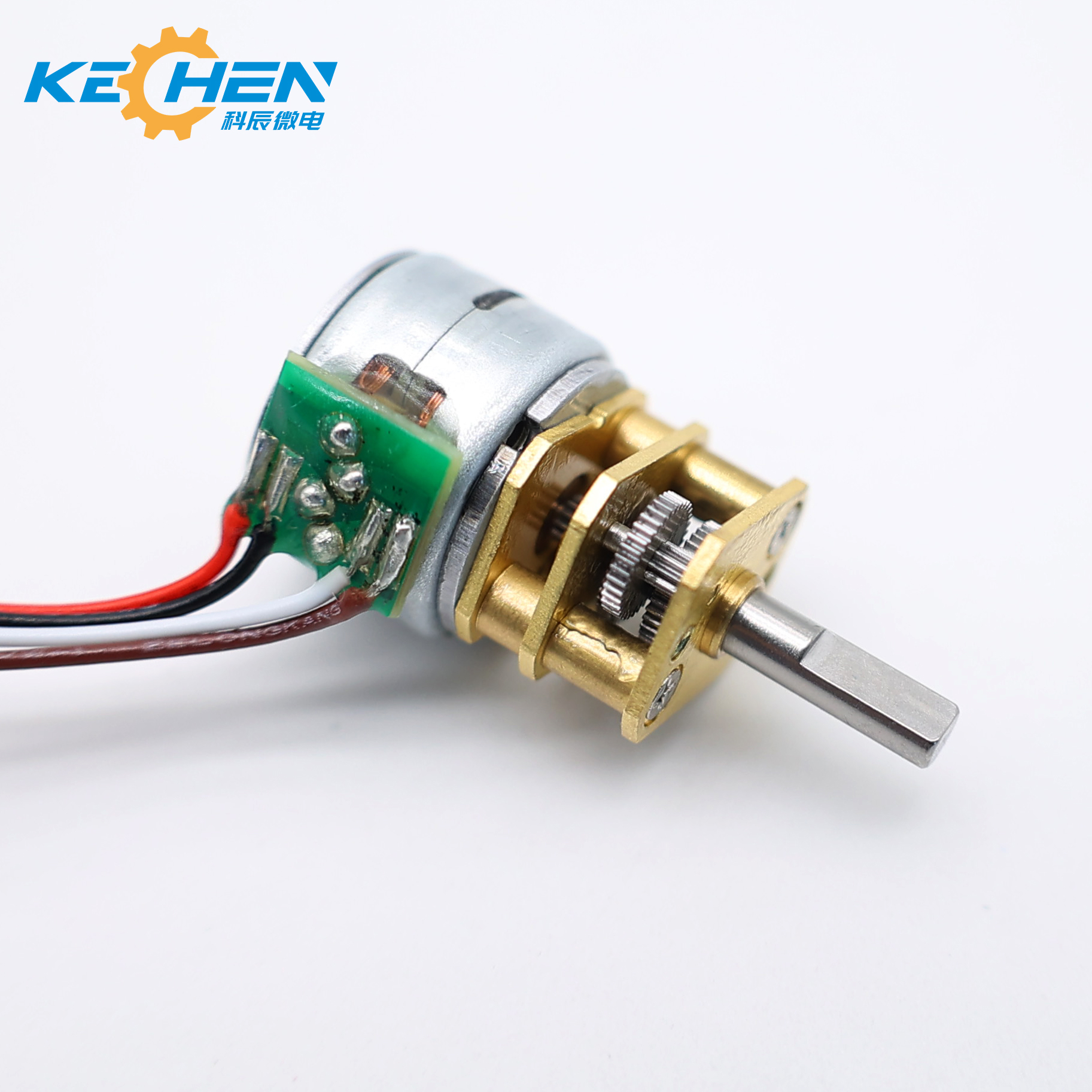 ROHS ISO13485 Certified 15mm Micro DC Stepper Motor with Gearbox Permanent Magnet Product Category Stepper Motors