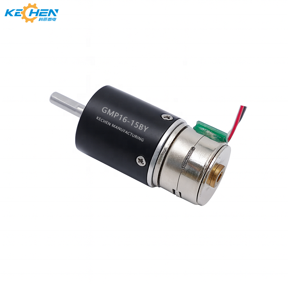 KECHEN MOTOR GMP16-15BY Planetary Gear Stepper Motor DC 5V 15mm Shaft 3.0mm Diameter 0.2-1kg.cm Torque for Medical Devices
