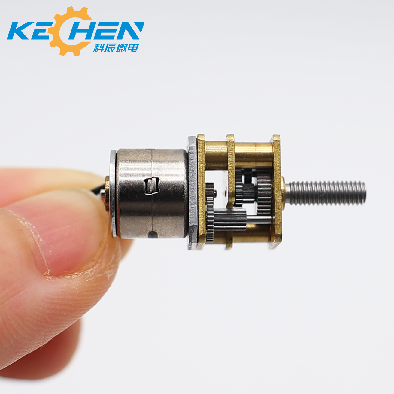 Sm10 Mini Stepper Gear Motor with M3 Threaded Shaft Permanent Magnet 3V-24V 18 Degree Step Angle for Medical Equipment