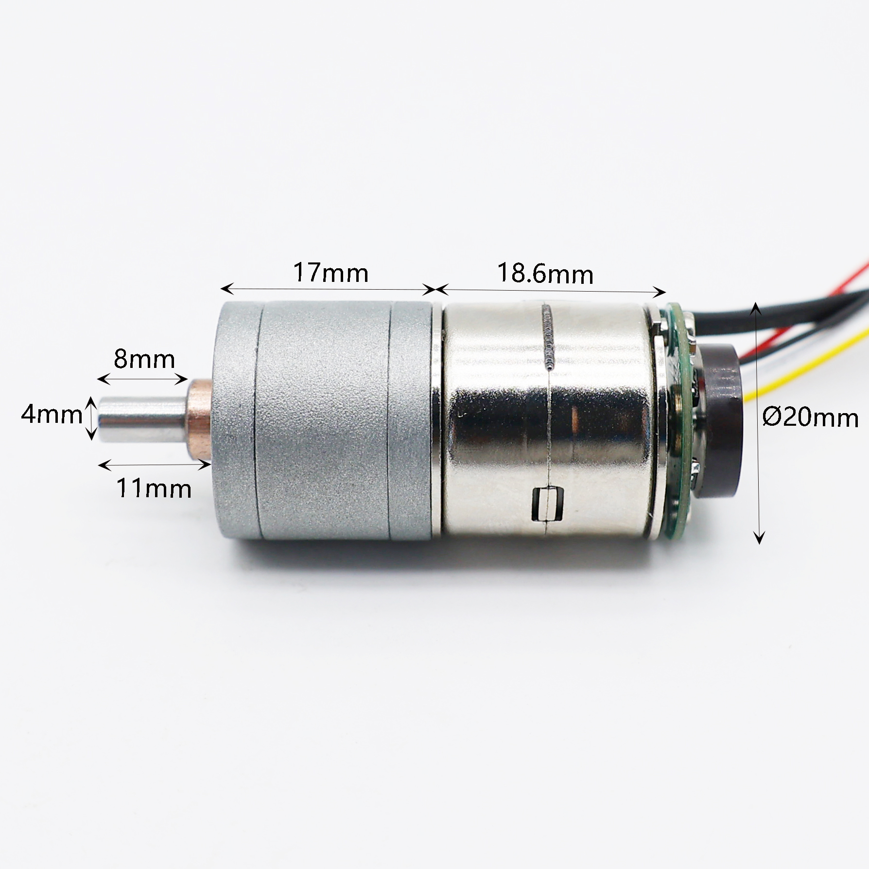 Customized 20mm Diameter Micro Stepper Motor with Permanent Magnet DC 6v 12v Gear Motor for Laser Engraving Machine