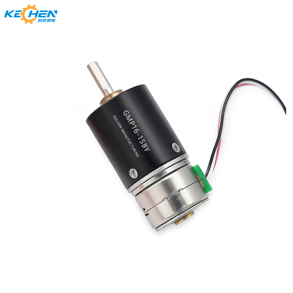 KECHEN MOTOR GMP16-15BY Planetary Gear Stepper Motor DC 5V 15mm Shaft 3.0mm Diameter 0.2-1kg.cm Torque for Medical Devices
