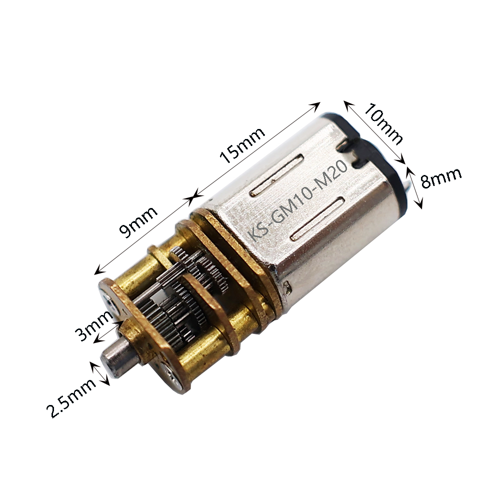 GM10-M20VA Micro Metal Gearmotor