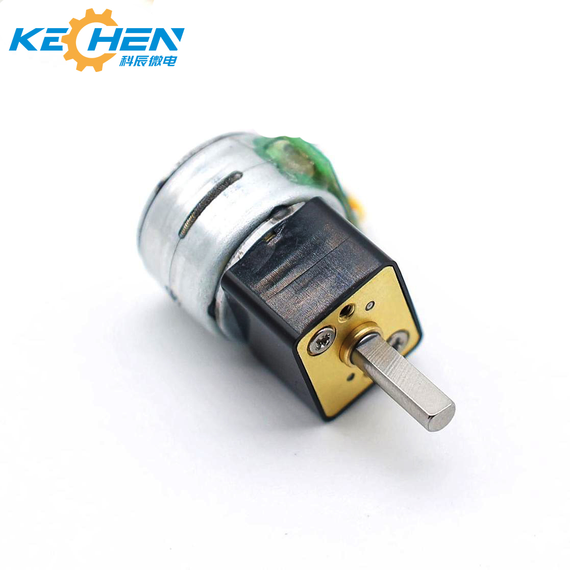 15mm Brushless DC Micro Stepper Motor 12V 2-Phase 4-Wire Electric Gearbox High Torsion Slow Speed Permanent Magnet Metal Gear
