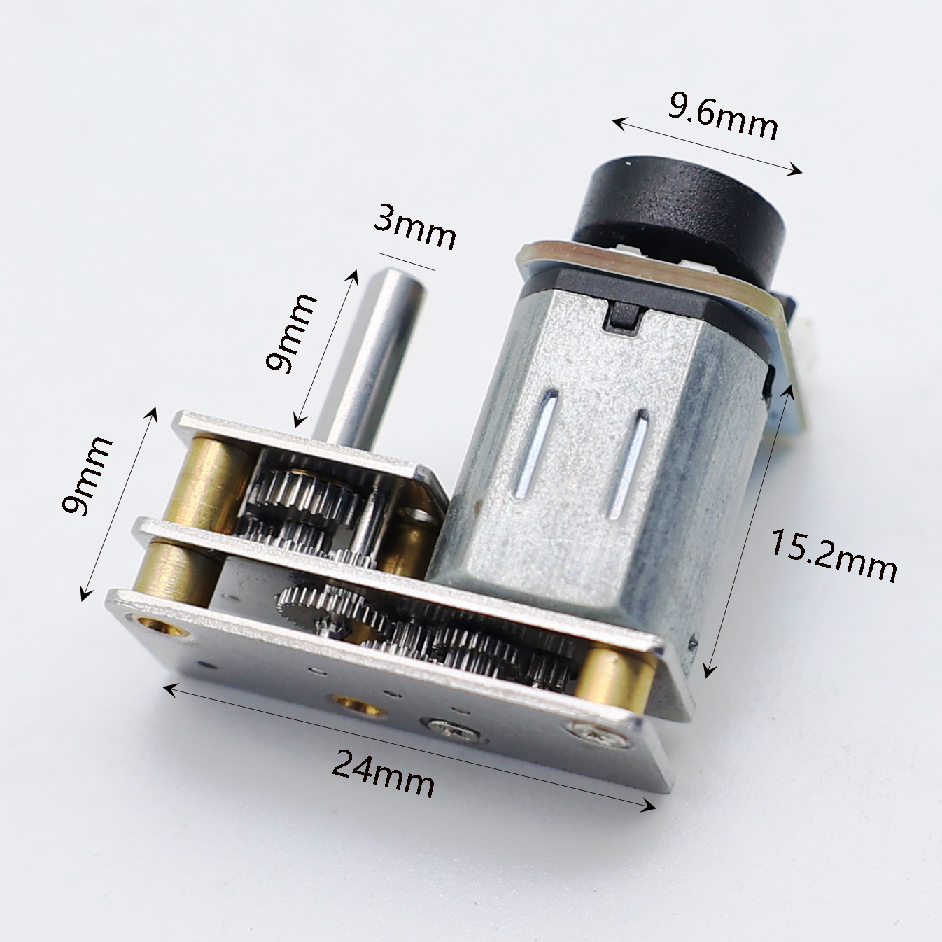N20 GM1024-N20VA-ED Model 12mm 3V 12V Permanent Magnet Gearbox Motor 3mm Shaft Diameter 5A Medical Equipment Smart Home Home