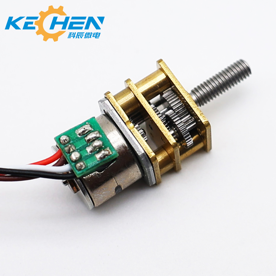 Sm10 Mini Stepper Gear Motor with M3 Threaded Shaft Permanent Magnet 3V-24V 18 Degree Step Angle for Medical Equipment
