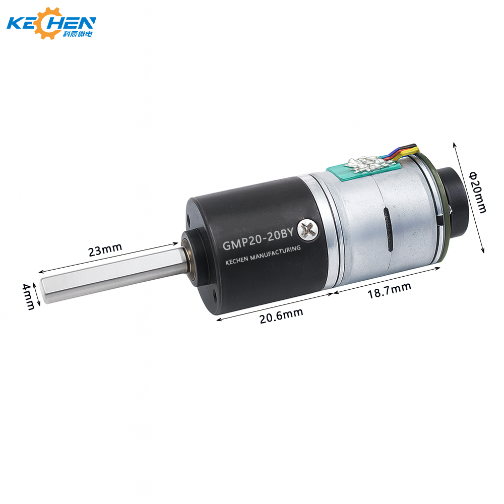 GMP20-20BY PM Industrial Stepper Motor Encoder 12V 150RPM 15Ohm Geared 20mm NEMA 8 0.05-0.5Nm Torque 2-Phase Medical Infusion