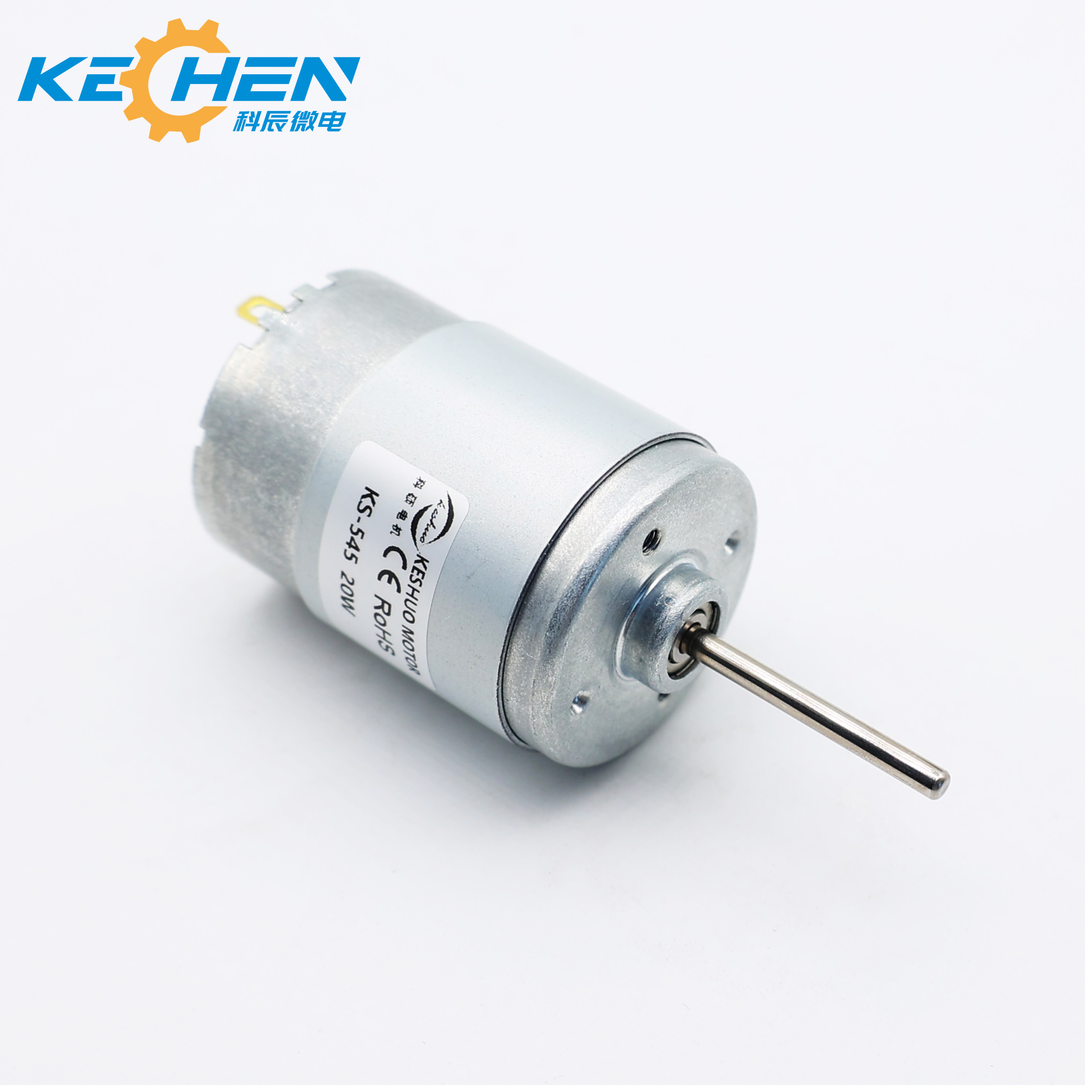 12V 24V Brushed DC Motor with Long 36mm RS 545 Shaft 12000rpm Speed Smart Home Compatible Permanent Magnet for Home Appliances