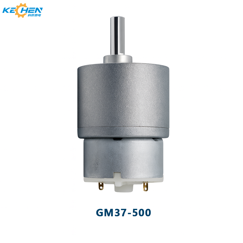 12V Brush DC Gear Motor with Large Torque High Micro Speed 3-500 RPM 32mm Motor Diameter Permanent Magnet Smart Home Rated 12V