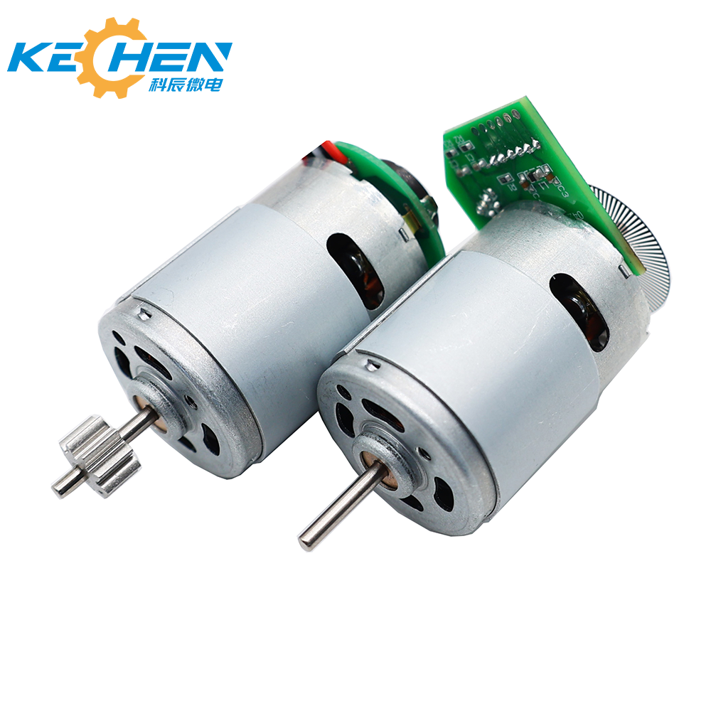 High Quality 28mm 5V DC Motor Encoder with 12V 12PPR Signal Feedback Function High Speed Brush Commutation Motor